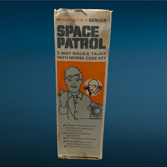 Vtg 1973 Archer Senior Space Patrol Walkie Talkie Box Radio Shack 60-3021 Japan - Picture 13 of 15